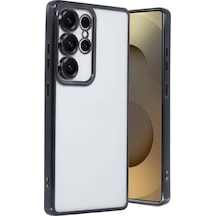 Samsung Galaxy  Uyumlu,  S25 Ultra Kılıf Razer Lensli Silikon - Siyah