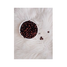 10 Mm Kahverengi Ahşap Boncuk 50 Gr 125 140 Adet 3 Mm Makrome Delik Genişliği