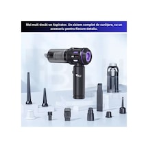 Hup 2 Turbovac 20000pa Güçlü Dijital Göstergeli Vakumlu Kablosuz Üflemeli Mini Araç Süpürgesi - 800172651