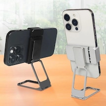 360 Derece Dönen Tüm Telefon Tipleri İle Uyumlu Metal Telefon Standı Braket Bx40 Renkli
