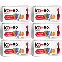 Kotex Tampon Mini 96 Lı Set 6pk 16