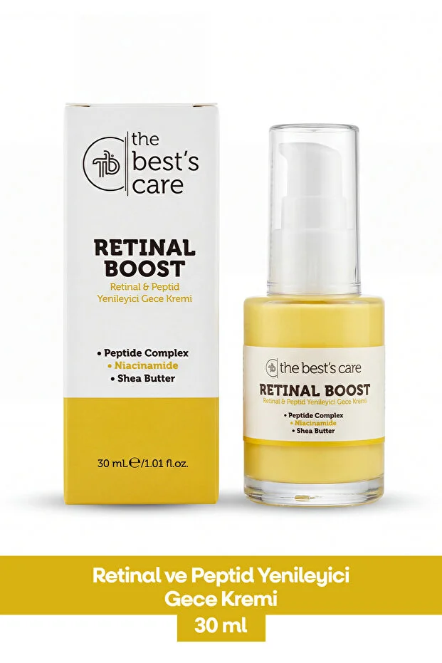 The Best's Care Retinal Peptid Cilt Yenileyici Yaşlanma Karşıtı Gece Bakım Kremi 30 ML
