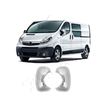 Opel Vivaro Uyumlu 2001-2014 Ayna Kapağı 2 Parça Abs Krom Kaplama