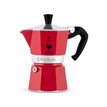 Bialetti 0004943 Moka Express Espresso Kahve Pişiricisi 6 Kişilik Rossa, Kırmızı