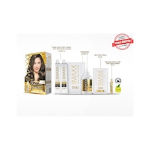 Gold Serisi 24k Altın Parçacıklı Serum İle 1 Kutu 2 X 50 Ml Ve Geliştiriciler Saç Boyası Kumral 7.0