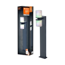 Ledvance + Wı-fı Updown Flare 80 Cm - Kısılabilir Led Ayaklı Lamba Koyu Gri Dış Mekan İçin Dayanıklı Alüminyumdan, Rgb Renk Kontrolü, 14 W, 3000 Kelvin Sıcak Beyaz, 1000 Lümen, Ip44 Sku: Smg869001001 Açık Kahverengi