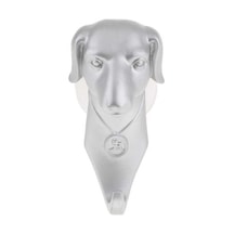 Pazly Tek Suntek Kancası Kafası Hayvan Gümüş-köpek Duvar Askı Ey Diğer