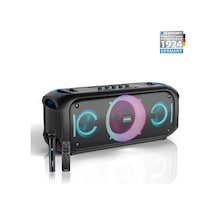 Blaupunkt Pl700 Mikrofonlu Uzaktan Kumandalı Kablosuz Bluetooth Speaker Hoparlör Siyah