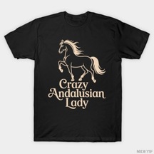 Flood Of Style Endülüs Atı Çılgın Endülüs Binicilik T-shirt Erkekler Kadınlar Için % 100% Pamuk T Shir Çok Renkli