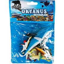 Okyanus Hayvanları Poşetli Hayvan Oyun   Seti