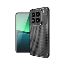 Mi 15 Pro Kılıf Auto Focus Karbon Kapak - Siyah Bz8683140834210