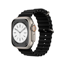 Zengemtx Newface Apple Uyumlu Watch 38mm Ocean Kordon - Siyah