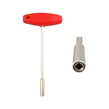 Sones Gizli Tel T Şeklinde Anahtar Bisiklet Alet Yuvası Kare Delik 3,6 Mm