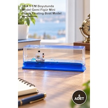 5 Adet Batmayan Gemi Alk3412 15 X 5 Cm Boyutunda Model Gemi Figür Mini Dekor Floating Boat Model
