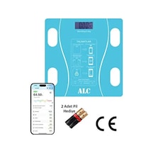 Alc Smart Body Scale Akıllı Banyo Baskülü Yağ Su Kas Vücut Tartı