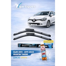 Aerodinamik Net Görüş Clio 2013 2019 Ön Silecek Takımı Cam Suyu Hediyeli