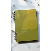 Spiralli 80 Yaprak Çizgili A5 Defter, Not Defteri, Okul Defteri, 4 Farklı Renk Seçeneği 03 Oli 03 Olive Green