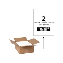Su Geçirmez Etiketler, Ultrahold Yapıştırıcı, 5.5" X 8.5", Lazer Yazıcılar İçin 1.000 Etiket Kutusu 95526 Diğer