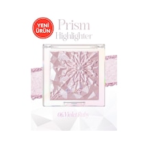 Mikro İnci Tanecikleriyle Yoğun Işıltı Sağlayan Highlighter Prism Highlighter 06 Violet Ruby Çok Renkli