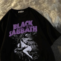 Adrift Y2k Unisex Harajuka Anime Retro Kawai Kuromi T-shirt Kod Rertr Tarzsokak 6737 Siyah