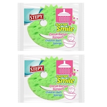 Stepy Sponge Smile Çocuk Banyo Süngeri X 2 Paket