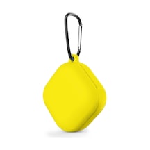 Microsonic Samsung Galaxy Buds 2 Pro Kılıf Askılı Mat Silikon Sarı