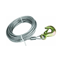 Römork Vinç 6 Metre Galvanizli Paslanmaz Çelik Halat