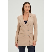 Basics&more Kadın Düğmeli Blazer Ceket 1676 001