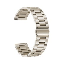 Gear S3 Uyumlu Band-04 22mm Metal Kordon - Starlight