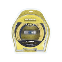 For-X 8 Ga Profesyonel Seri Oto Amfi Kablo Seti Xy-8Kıt