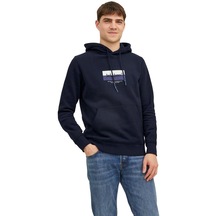 Jack & Jones Jordalston Erkek Sweatshirt 12242197 Lacivert