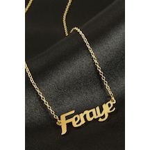 Feraye İsimli Kolye -sarı N162 altın