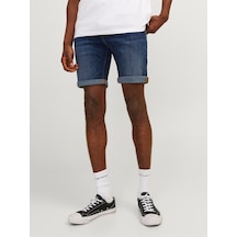 Jack & Jones Erkek Kot Şort 12250489 Mavi