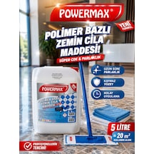 Powermax Polimer Bazlı Zemin Cilası 5l Uzun Süreli Parlak Görünüm Tekli