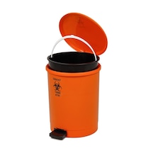 A Kalite Plastik Tıbbi Atık Pedallı Çöp Kovası 12 Litre