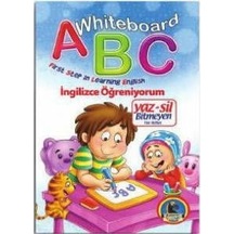 İngilizce Çalışma Defteri Yaz Sil Bitmeyen Yazı Defteri