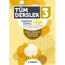 3.Sınıf Tüm Dersler HBA -  Tudem Yayınları