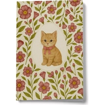 Çiçekli Pati Mini Defter Çok Renkli