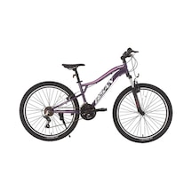 Bisan Gazelle Kadın Dağ Bisikleti 35cm V 26 Jant 21 Vites Metalik Mor Açık Pembe Çok Renkli