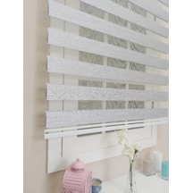 Gri Bambu Zebra Stor Perde Altı Düz Gri Bambu Zebra Stor Perde Altı Düz