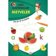 Meyveler - Çizgi Alıştırmaları 4+ - Emine Ulusoy