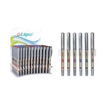Liqeo Athens Roller Kalem 0.7 Mm 144 Lü Stand R-5004r07-144 Çok Renkli