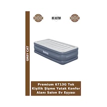 Premium 6713g Tek Kişilik Şişme Yatak Konfor Alanı Salon Ev Eşyası Diğer