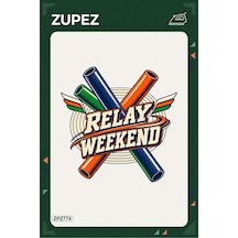 Zpz774 Relay Weekend Ütüyle Uygulanabilir Transfer Baskı - 911529722