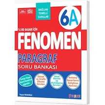 6. Sınıf Paragraf Fenomen A Soru Bankası Fenomen Okul Yayınları