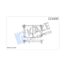 Kale 0501162pf Radyatör Renault-dacıa 2 Sıra Pf Sistem 400x300x38 6000575612 026-7700574914