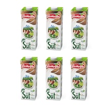 Yörükoğlu Yarım Yağlı Süt 1 Lt X 6 Adet