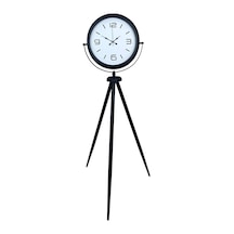 Büro Ev Ofis Hediyesi İçin Uyumlu Siyah Tripod Ayaklı Saat Diğer