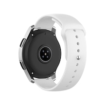 Huawei Watch Buds/watch 4/4 Pro İle Uyumlu Yumuşak Silikon Spor Kayış, 22mm, Beyaz