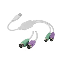 Usb To Ps2 Klavye Mouse Çevirici Dönüştürücü Klavye Adaptör